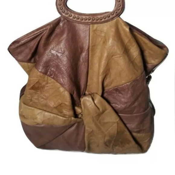 GUESS By Marciano Leather Extra Large Handbag Tote Studs details - Picture 3 of 10